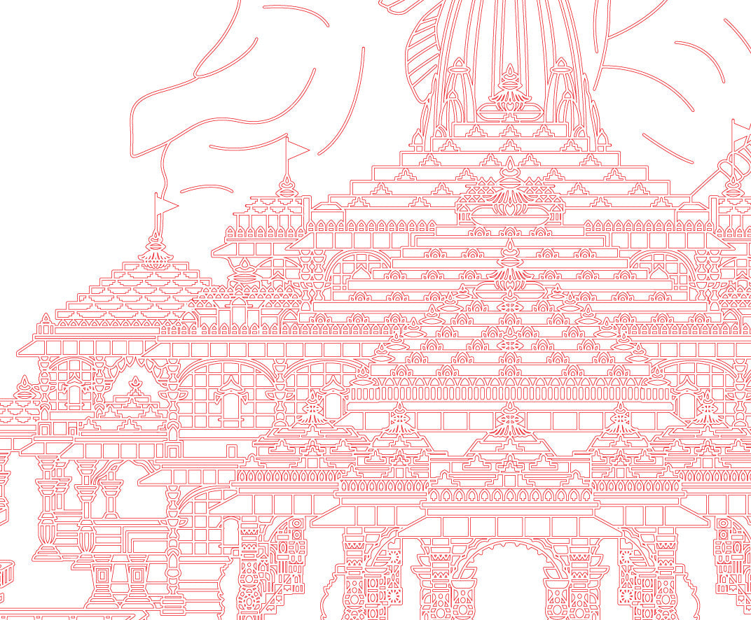Laser Engraving Shri Ram Lala Ayodhya