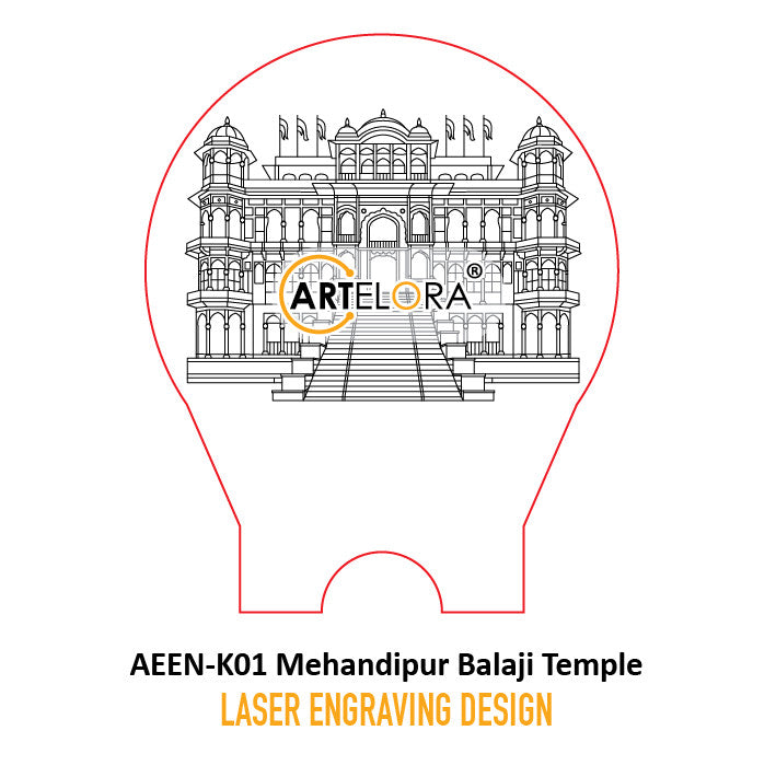 Laser Engraving Mehandipur Balaji Temple