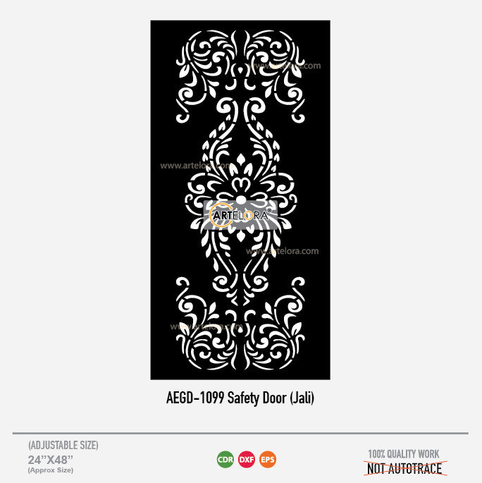 Grill Design Safety Door (Jali) Flower