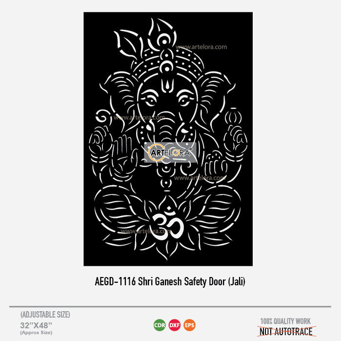 Grill Design Shri Ganesh Safety Door (Jali)