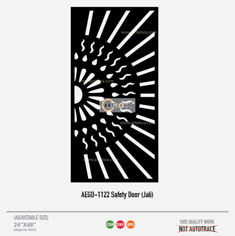 Grill Design Safety Door (Jali) Sun