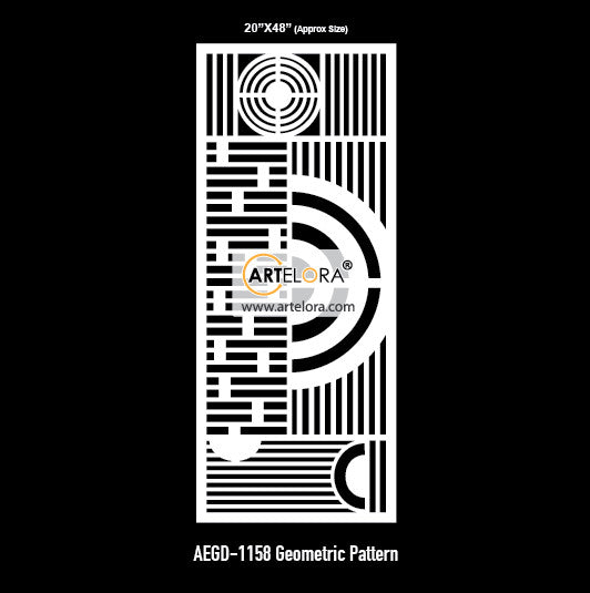 Grill Design Geometric Pattern