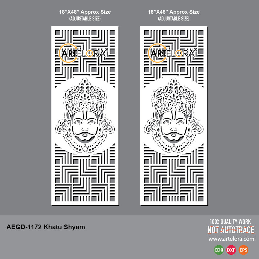 AEGD-1172 Khatu Shyam Grill Design