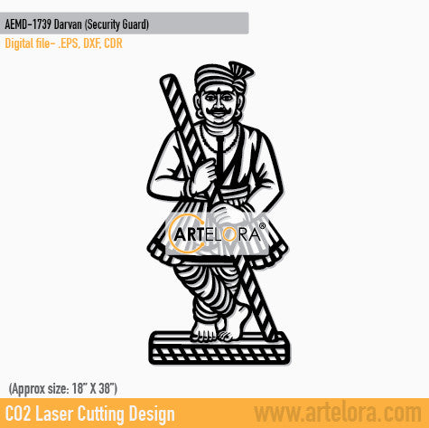 2D Modern Art Darvan (Security Guard)