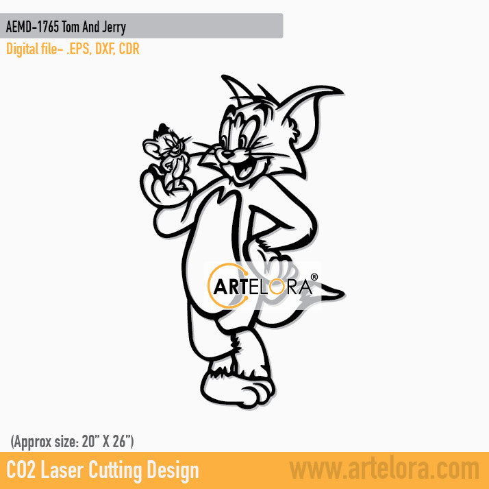 2D Modern Art Tom And Jerry
