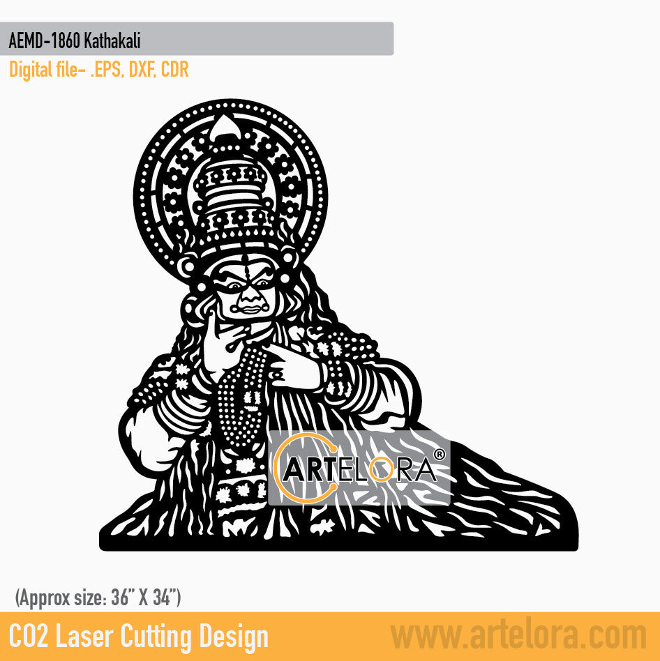 2D Modern Art Kathakali