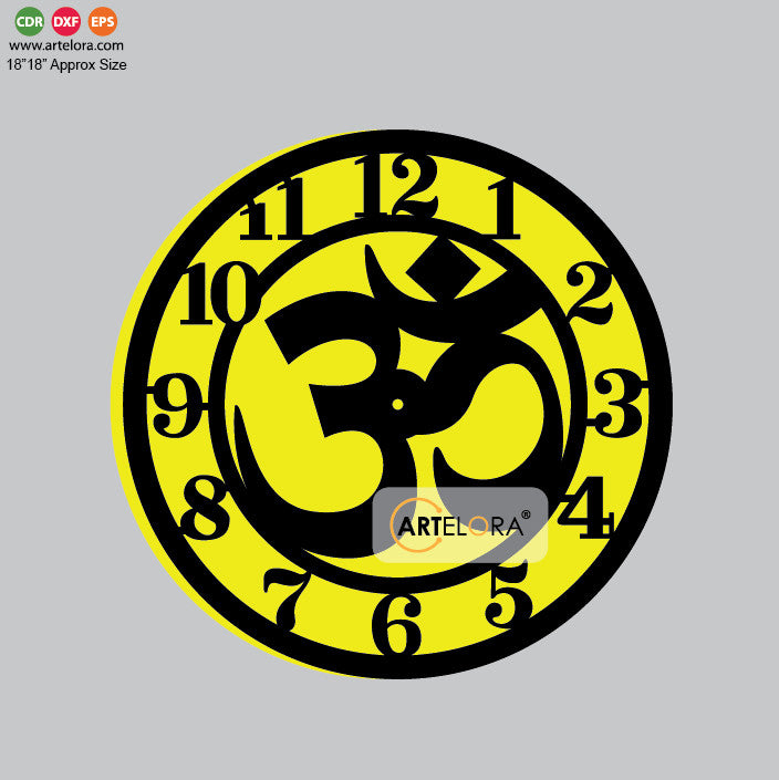 Wall Clock Om