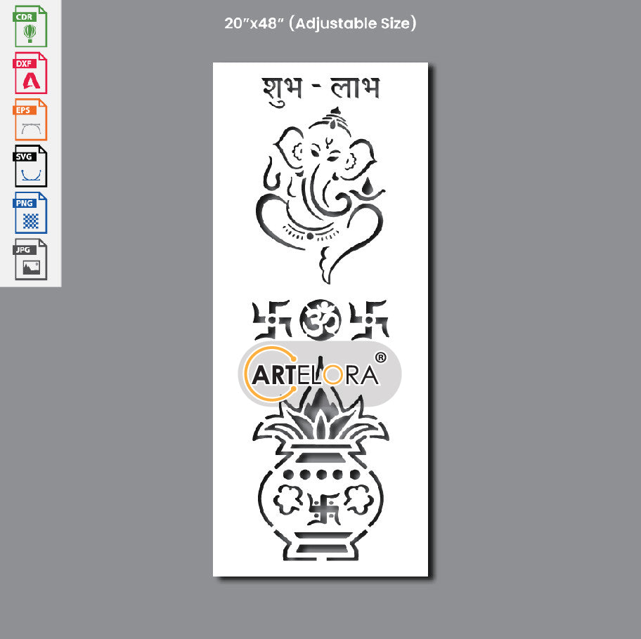 Grill Design Ganesh Laser Cutting