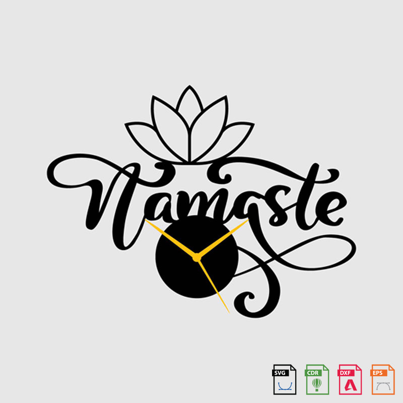 Wall Clock Namaste