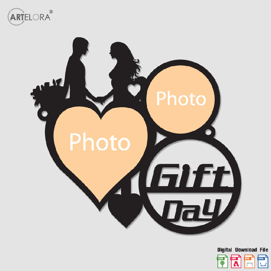 Collage Photo Frame Gift Day