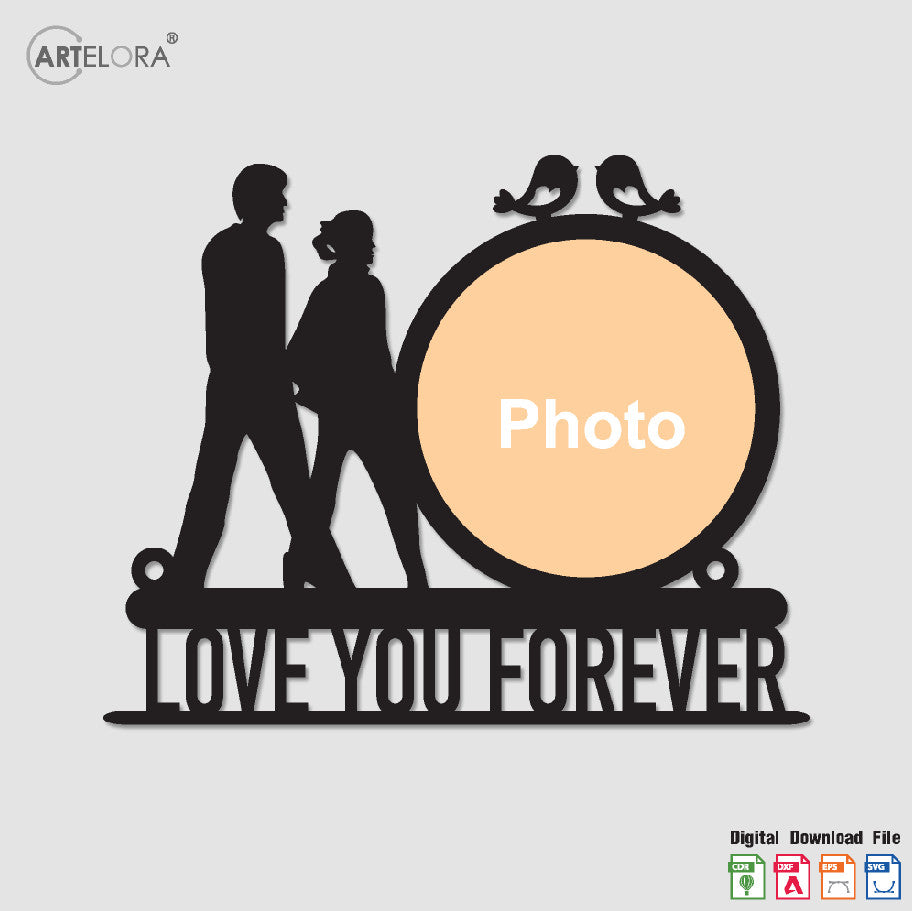 Collage Photo Frame Love You Forever