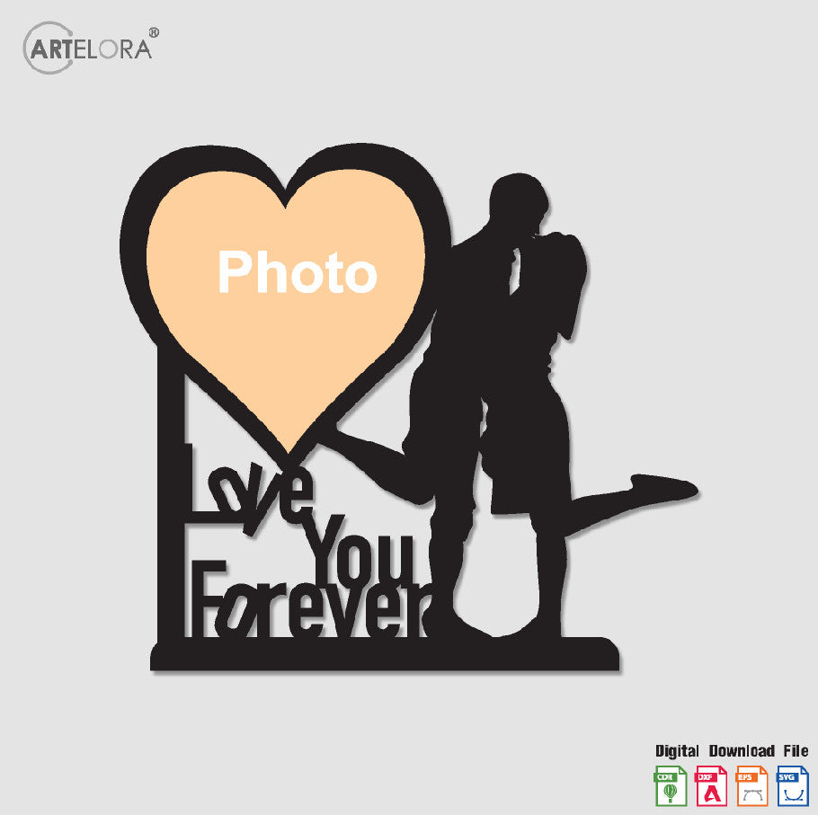 Collage Photo Frame Love You Forever