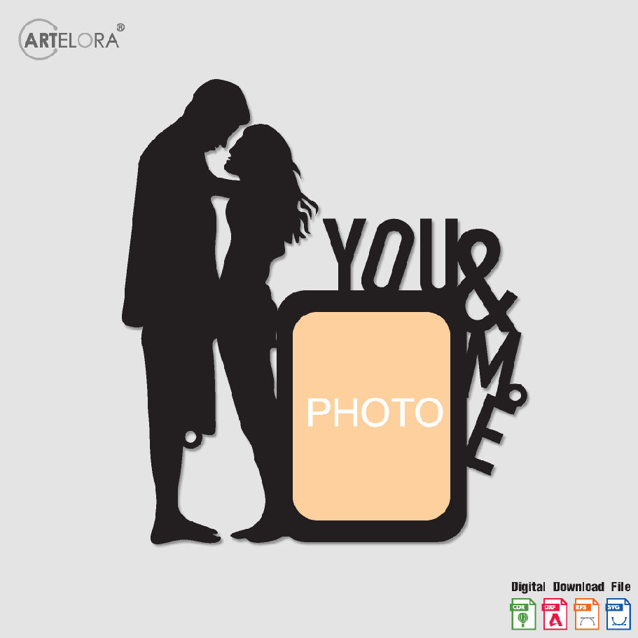 Collage Photo Frame You & Me