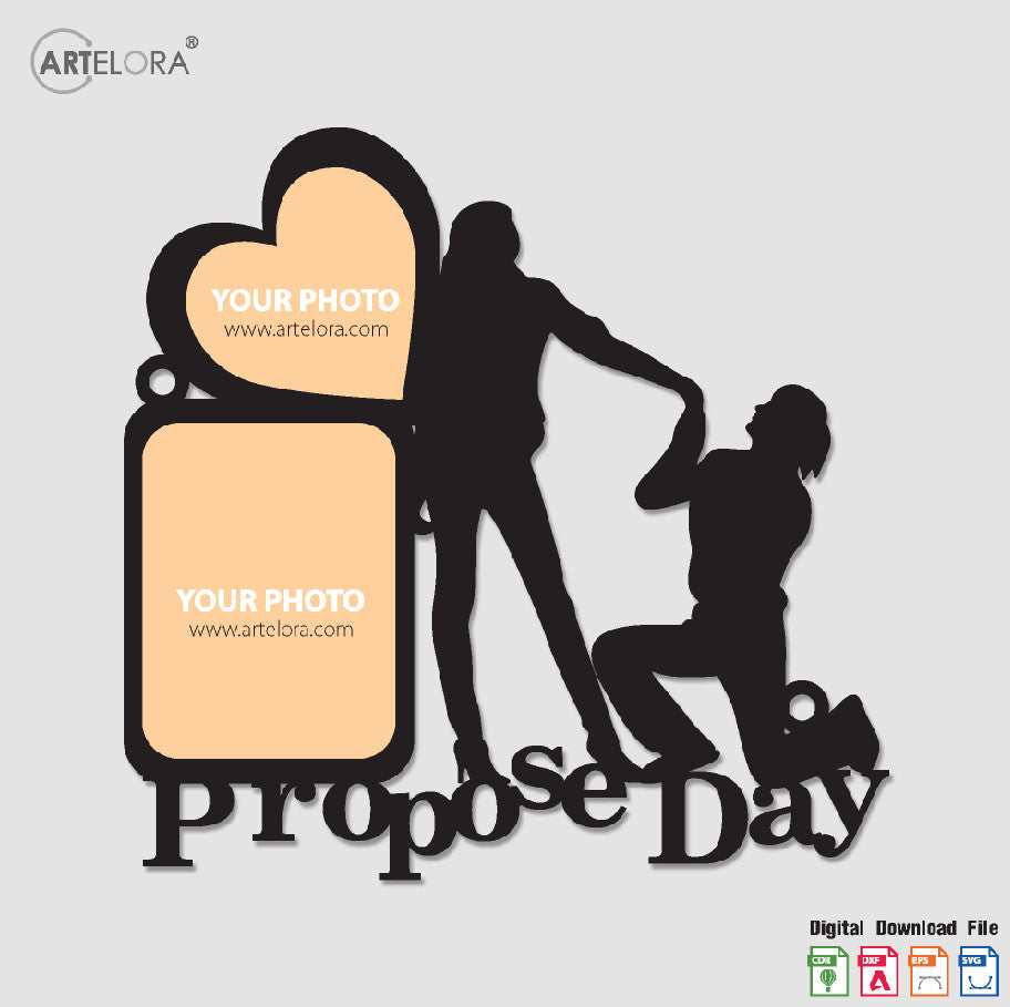 Collage Photo Frame Propose Day