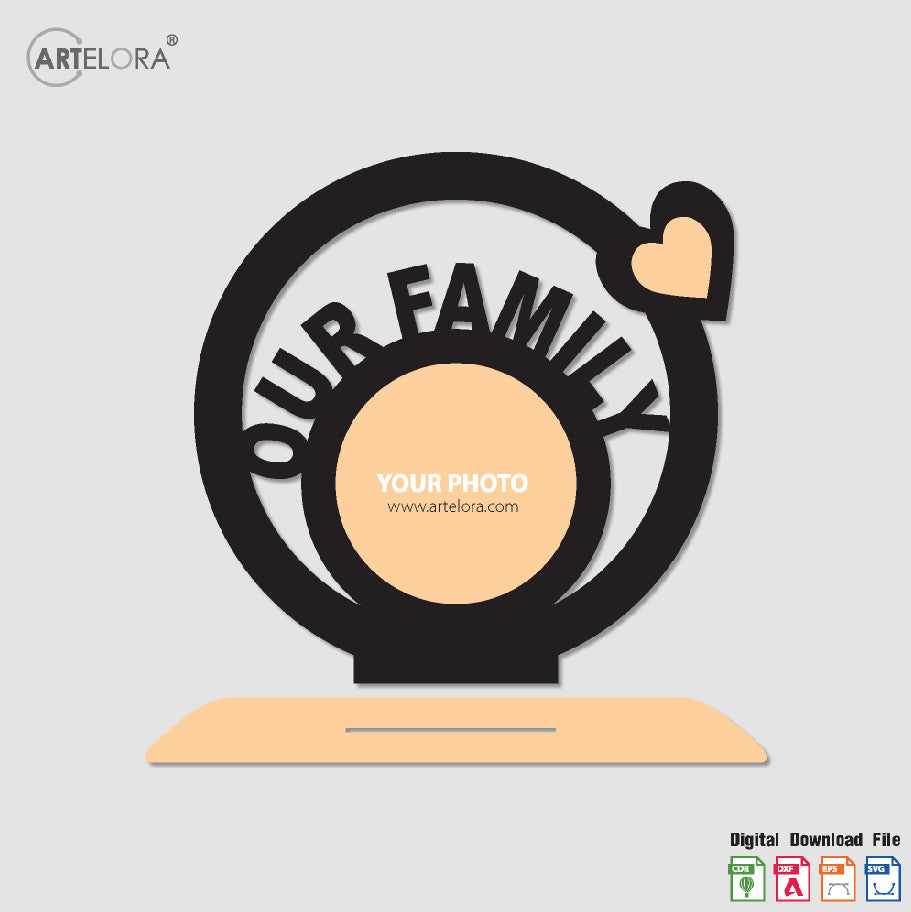 Collage Photo Frame Our Family