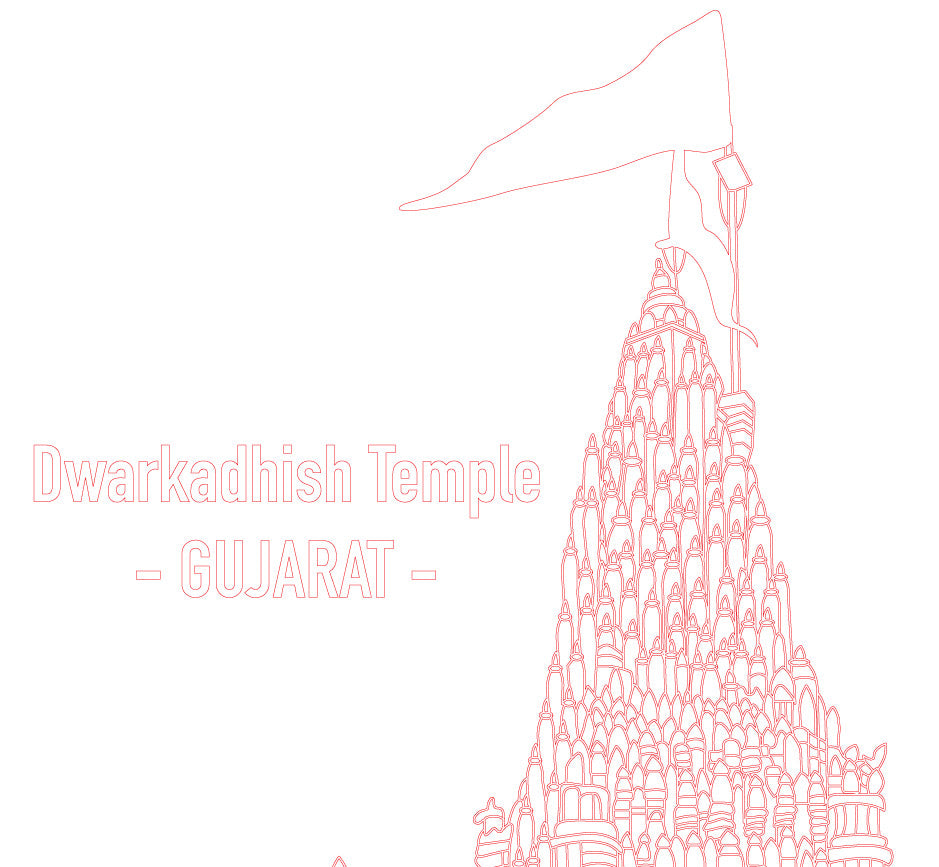 Laser Engraving Dwarkadhish Temple in GUJARAT