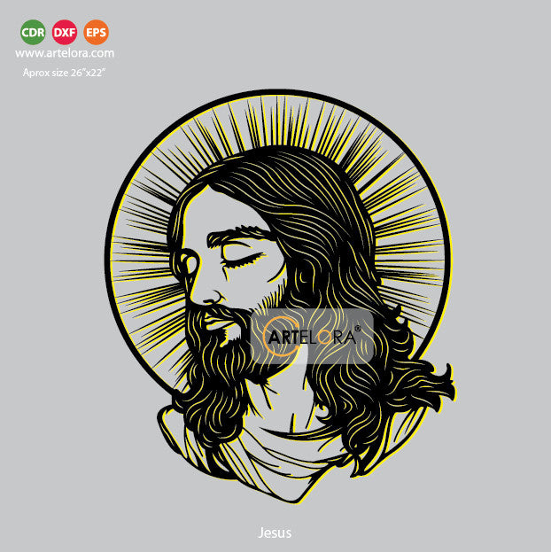 2D Modern Art Jesus