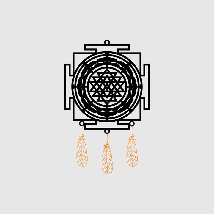 2D Modern Art Car Hanging Mantra Laser cutting