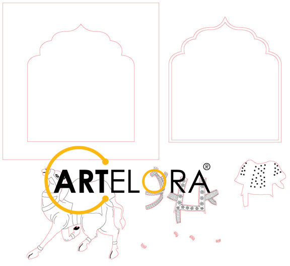 Premium Art Camel Wall Art (15x15)