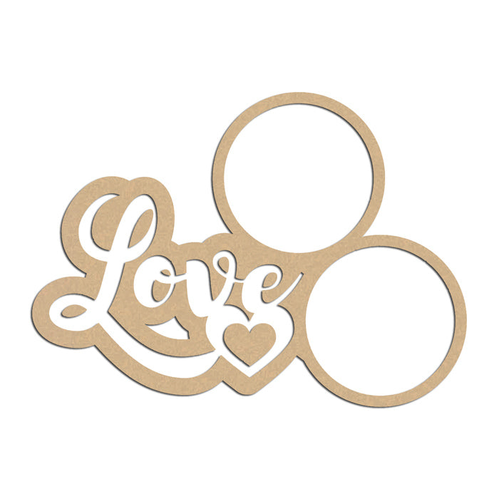 Collage Photo Frame love