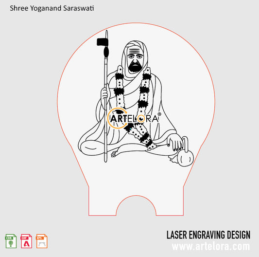 Shree Yoganand Saraswati Laser Engraving