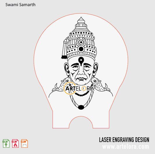 Swami Samarth Laser Engraving