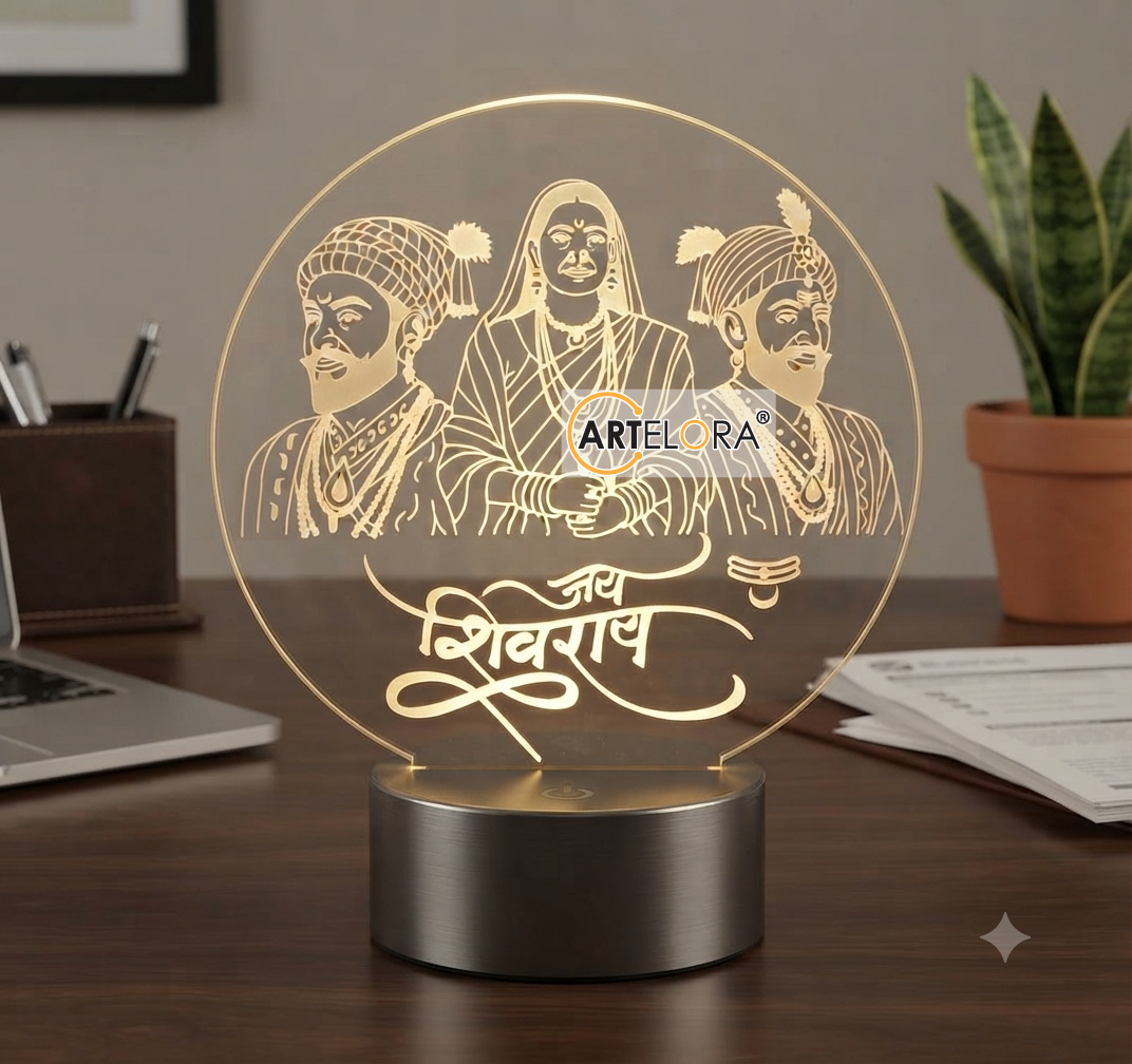 Chatrapati shivaji & Mata Jijabai Laser Engraving