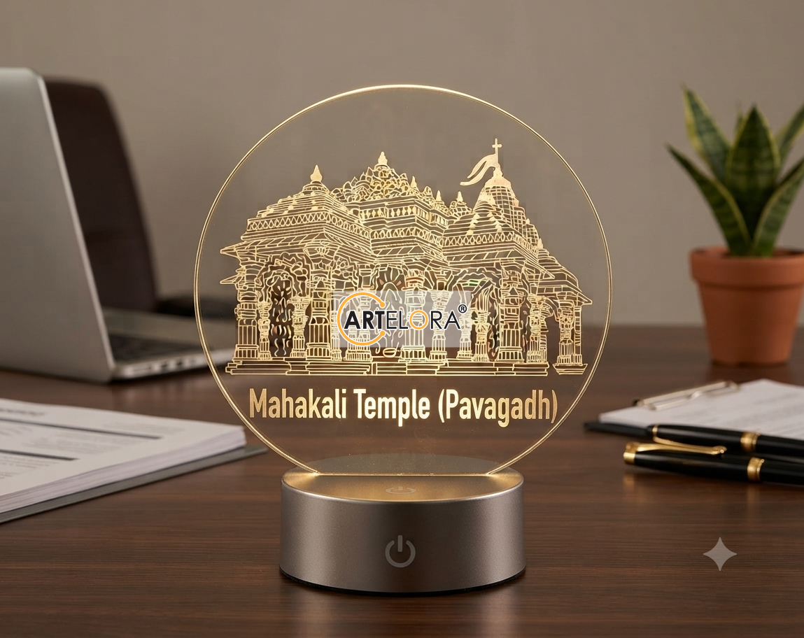 Mahakali Temple Pavagadh Laser Engraving