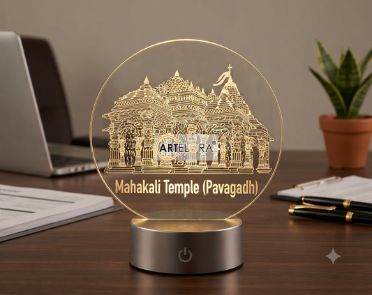 Mahakali Temple Pavagadh Laser Engraving