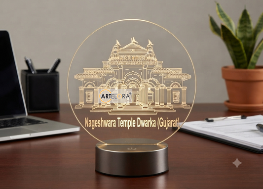 Nageshwara Temple Dwarka (Gujarat) Laser Engraving