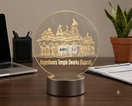 Nageshwara Temple Dwarka (Gujarat) Laser Engraving
