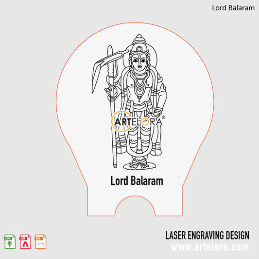 Lord Balaram Laser Engraving