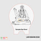 Bajrangdas Bapa Sitaram Laser Engraving