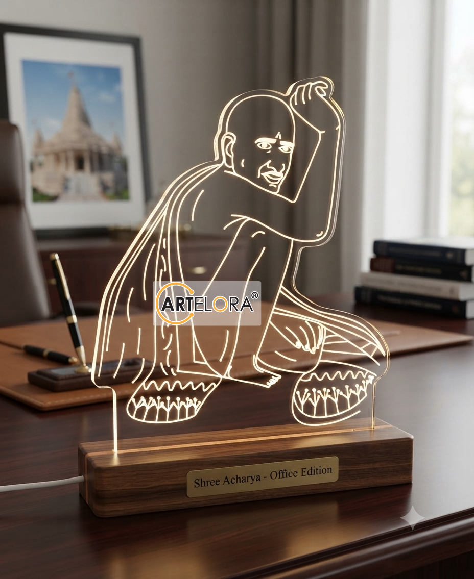 Shri Gajanan Maharaj Laser Engraving