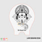 Shri Ganesh Face Laser Engraving