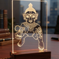 Laddu Gopal (Shri Krishna) Laser Engraving