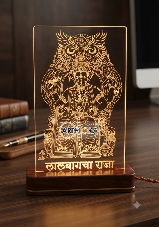 Shri Ganesh (LaL Bagh Ka Raja) Laser Engraving Design