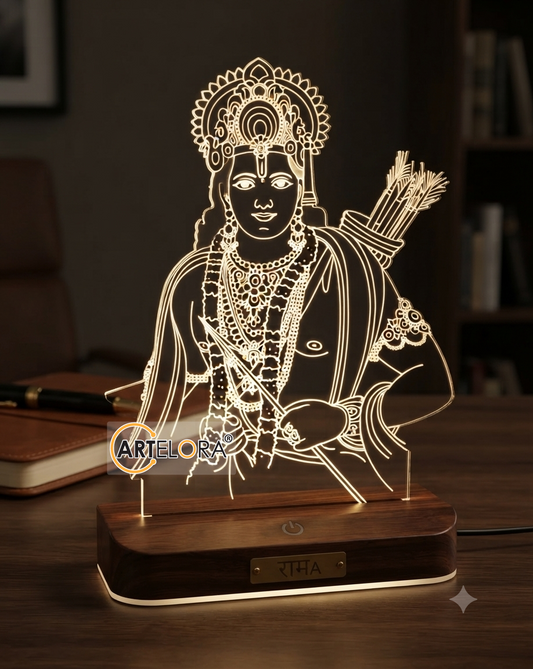 Jay Shri Ram Laser Engraving Design