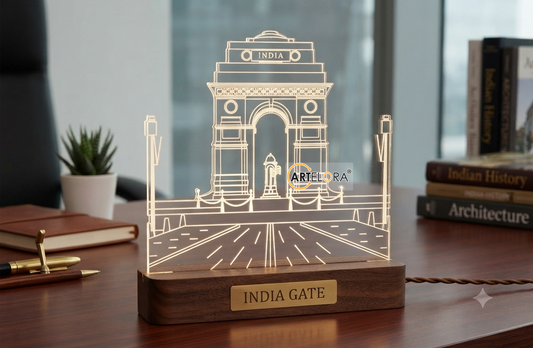 Laser Engraving Design India Gate