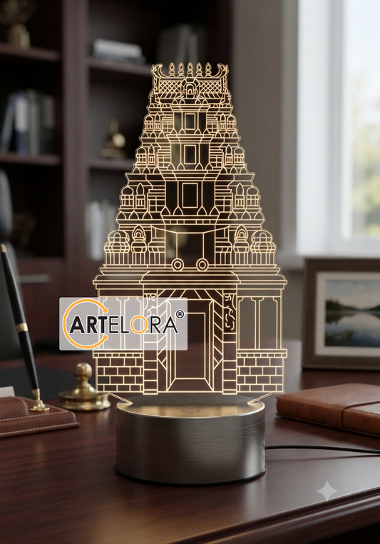 Laser Engraving Design Amareshwara Temple
