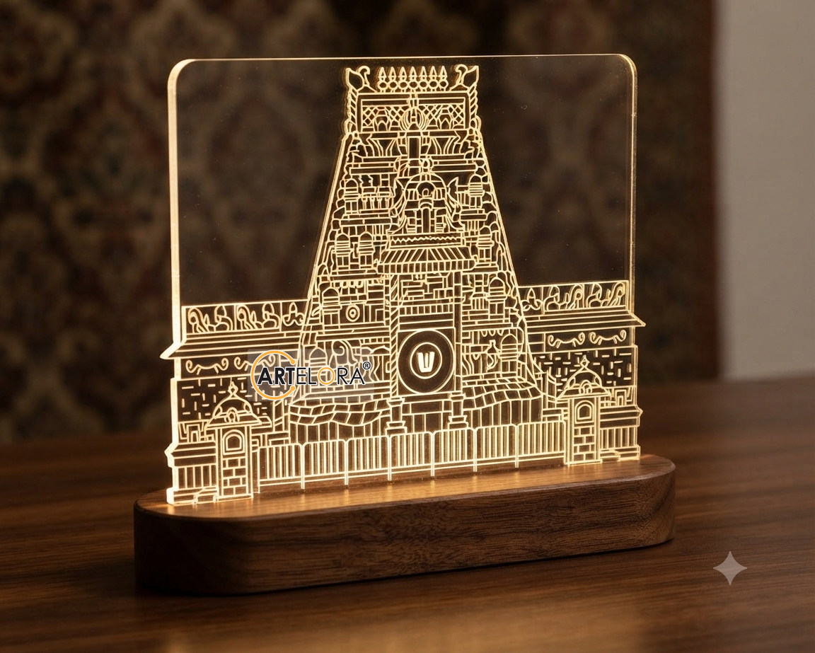 Laser Engraving Design Venkateswara Temple