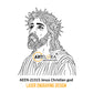 Laser Engraving Jesus Christian God