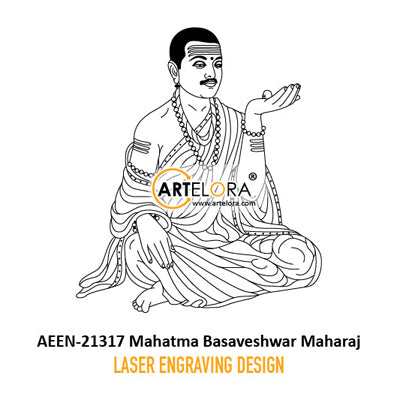 Laser Engraving Mahatma Basaveshwar Maharaj