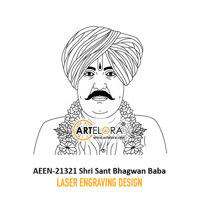 Laser Engraving Shri Sant Bhagwan Baba