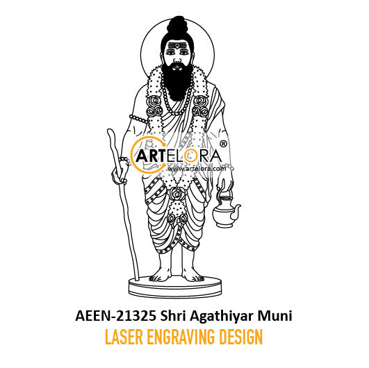 Laser Engraving  Shri Agathiyar Muni