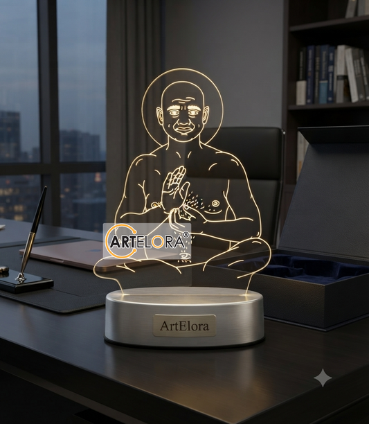 Laser Engraving Acharya Vishuddh Sagar Maharaj (Acharya Shri 108)