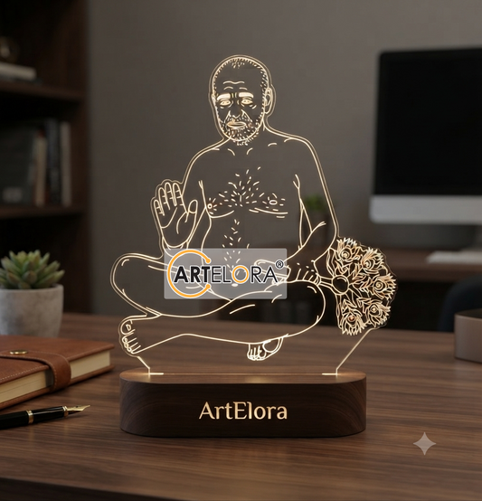 Laser Engraving Vidhya Sagar Ji Maharaj
