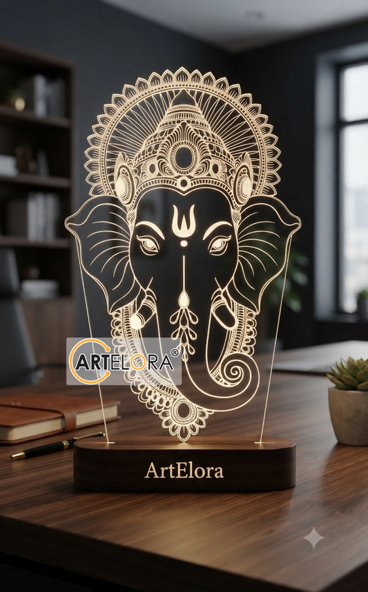 Laser Engraving Shri Ganesh