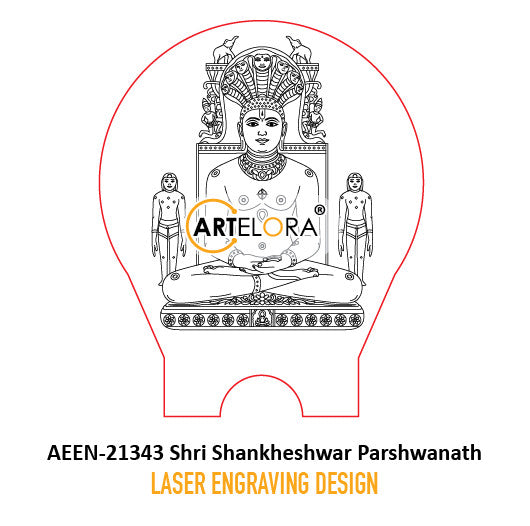 Laser Engraving Shri Shankheshwar Parshwanath