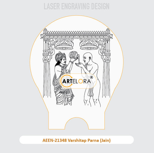 Laser Engraving Varshitap Parna (Jain)